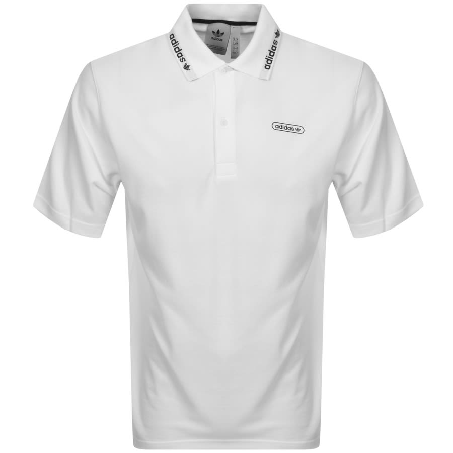 Alternative Image for Productadidas Originals Summer Polo T Shirt White1